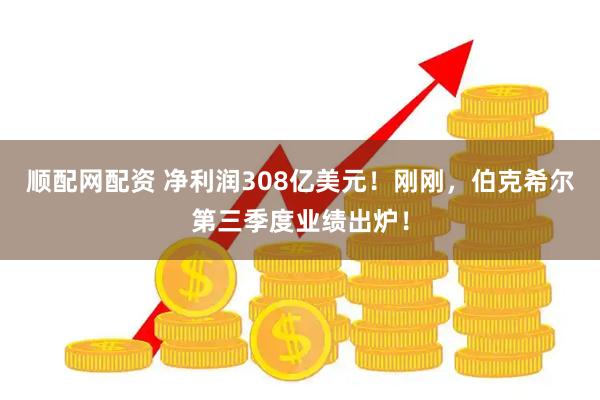 顺配网配资 净利润308亿美元！刚刚，伯克希尔第三季度业绩出炉！